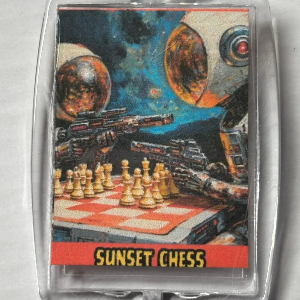 QuickDraw - Chess Photo Keychain - Picture 2 of 3